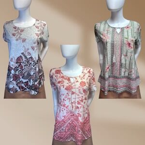 Style & Co Set of 3 Sz Med Women's Lightweight Tops NWOT